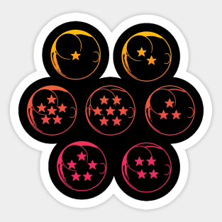 Dragon balls. Sticker